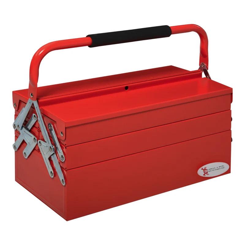 Professional 3-Tier Metal Tool Box for Storage