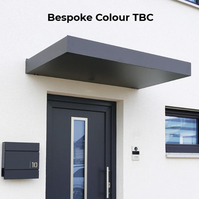 160x90cm Aluminium Canopy With LED Light Strip - Bespoke Colour