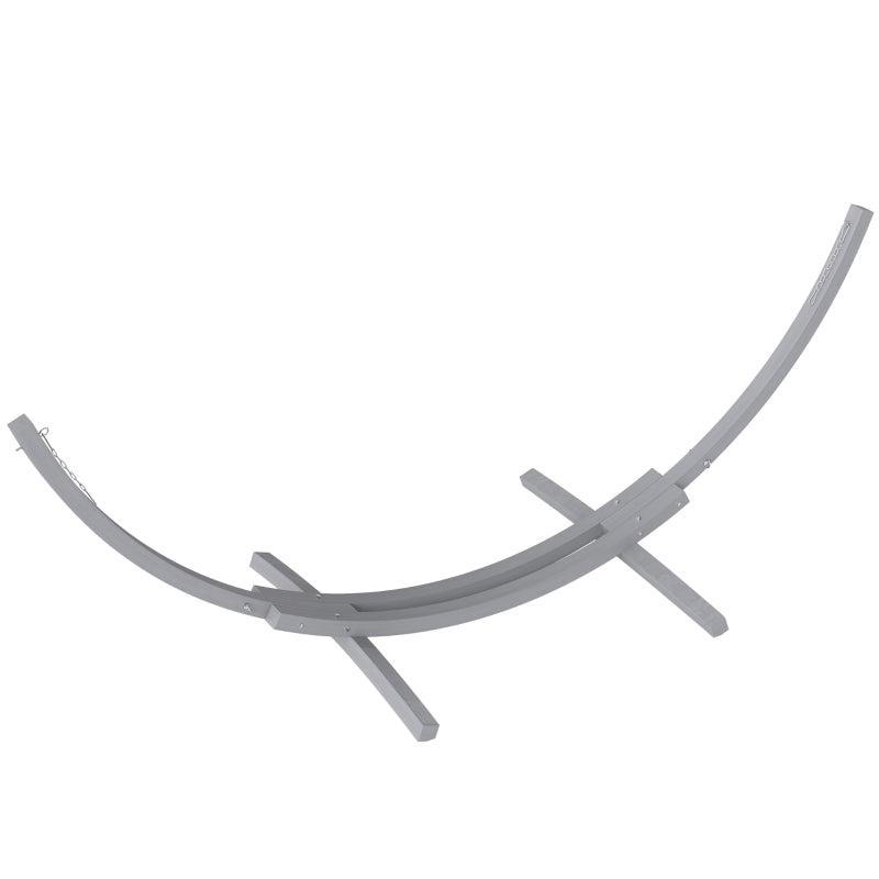 3.25m Grey Wooden Hammock Stand - Universal Fit for Garden, Picnic & Camping Accessories