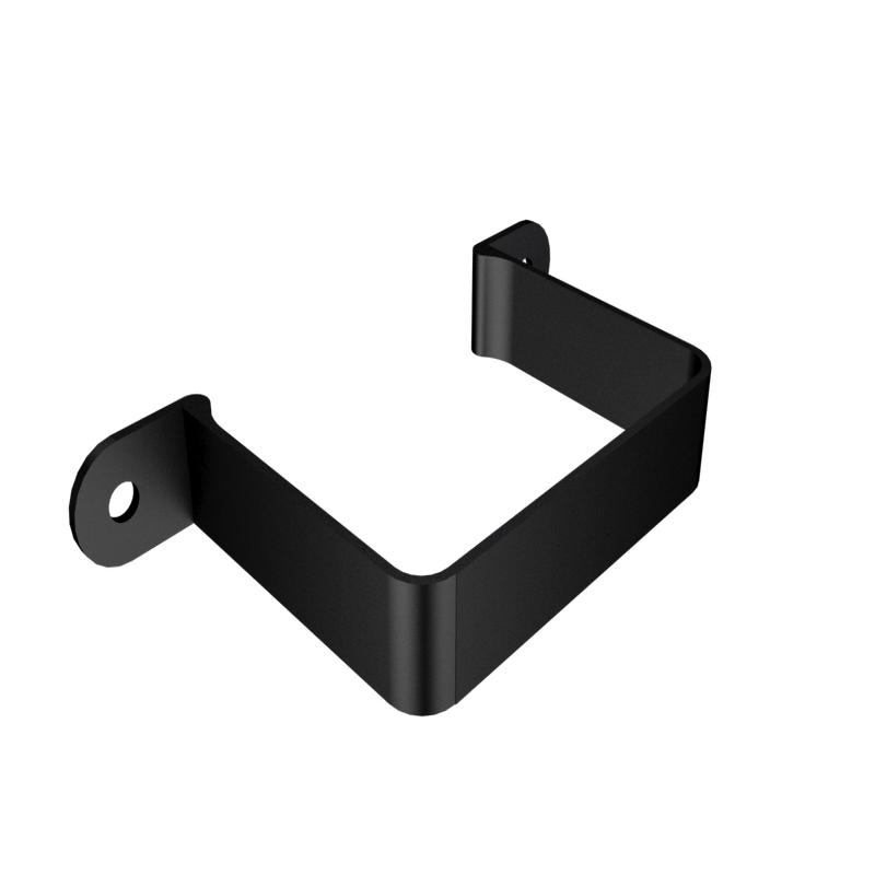 101x76mm Rect (Rad Edge) 1pt Flush Fit Pipe Clip - Custom RAL