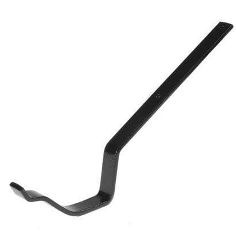 115mm (4.5") Victorian Ogee Top Fix Rafter Bracket for Cast Iron Gutter  - Black