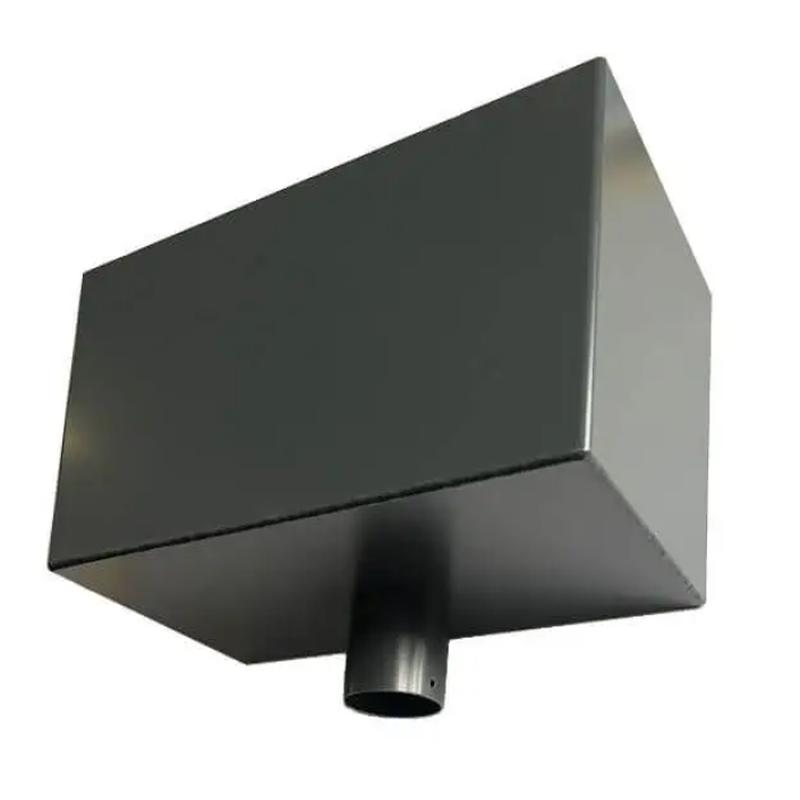 75mm Flushjoint Aluminium Rectangular Hopper 250 x 180 x 200mm