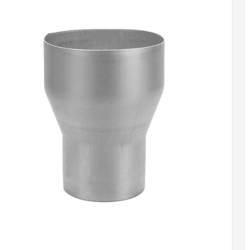 Anthracite Grey Galvanised Steel Downpipe Reducer <80-55mm