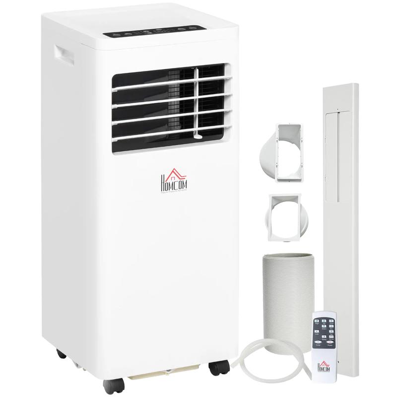 7000 BTU Portable Air Conditioner  3-in-1 AC Unit with Cooling, Dehumidifier & Fan Modes, Remote Control, 24H Timer, LED Display, Window Kit, Ideal for Rooms up to 26m