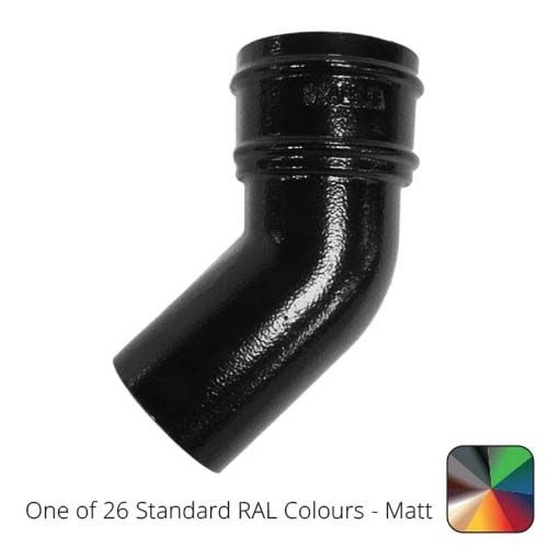 Alumasc 63mm (2.5") Cast Aluminium 135 Degree Bend without Ears - One of 26 Standard Matt RAL colours TBC
