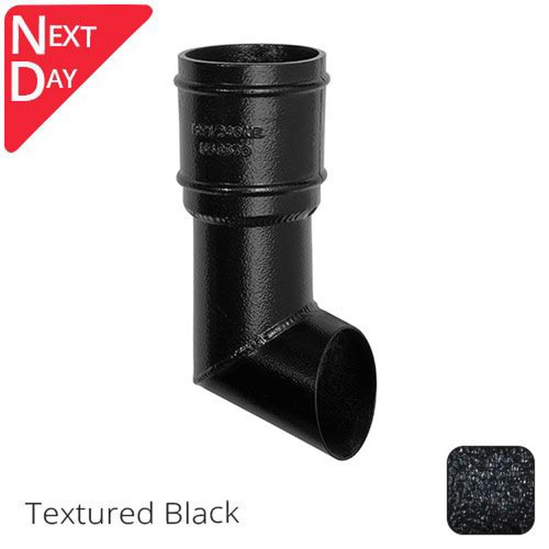 Alumasc 63mm (2.5") Cast Aluminium Non-Eared Shoe - Textured Black