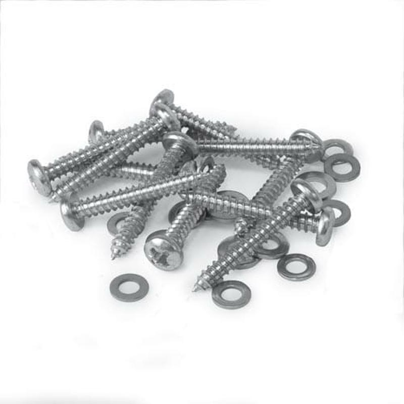 Alumasc No.12 head 2" long Downpipe Screw (individual) - use to fix aluminium downpipe eared sockets and downpipe clips