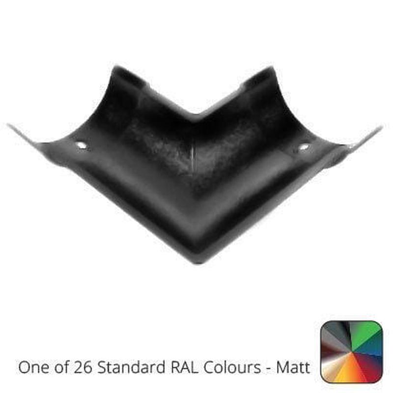 ARP 115x75mm (4.5"x3") Beaded Deep Run Cast Aluminium 90 degree Combined Gutter Angle - One of 26 Standard Matt RAL colours TBC