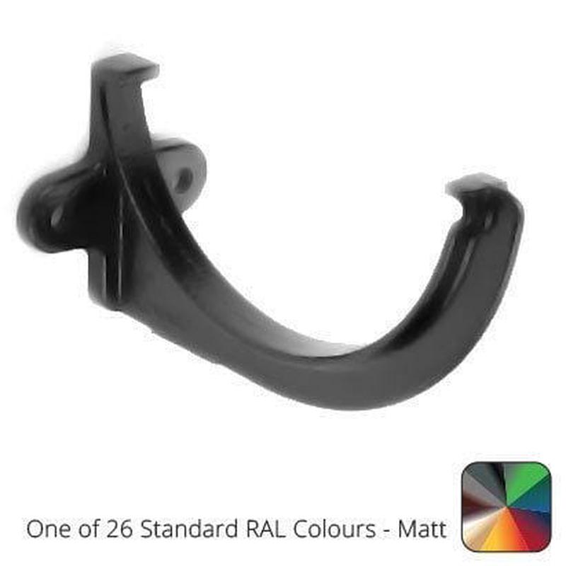 ARP 115x75mm (4.5"x3") Beaded Deep Run Cast Aluminium Gutter Fascia Bracket - One of 26 Standard Matt RAL colours TBC