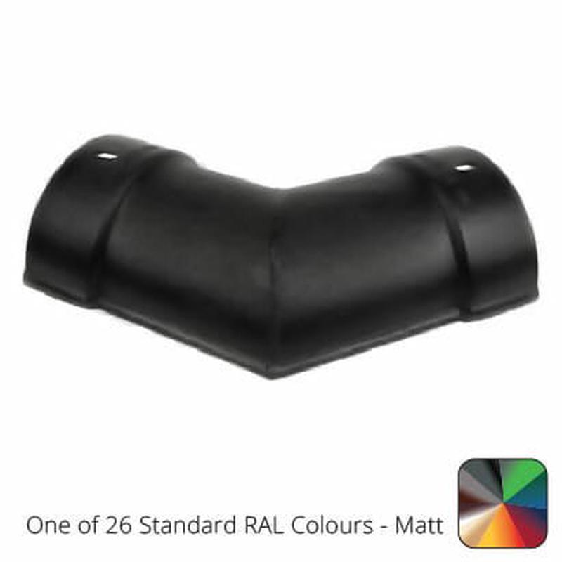 Alumasc 115mm (4.5") Beaded Half Round Cast Aluminium 135 degree Combined Gutter Angle - One of 26 Standard Matt RAL colours TBC