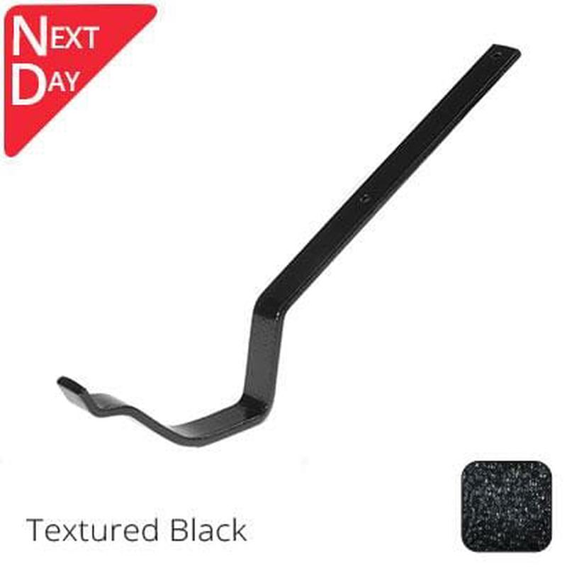 Alumasc 125mm (5") Victorian Ogee Cast Aluminium Gutter Top Fix Rafter Bracket - Textured Black