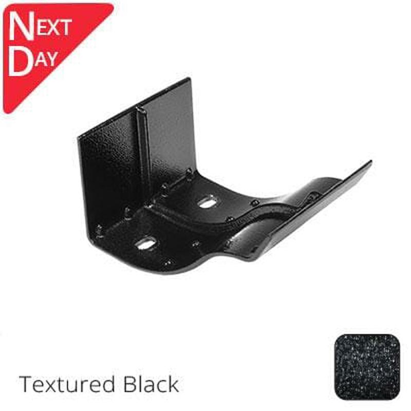 Alumasc 125mm (5") Victorian Ogee Cast Aluminium Gutter Union - Textured Black