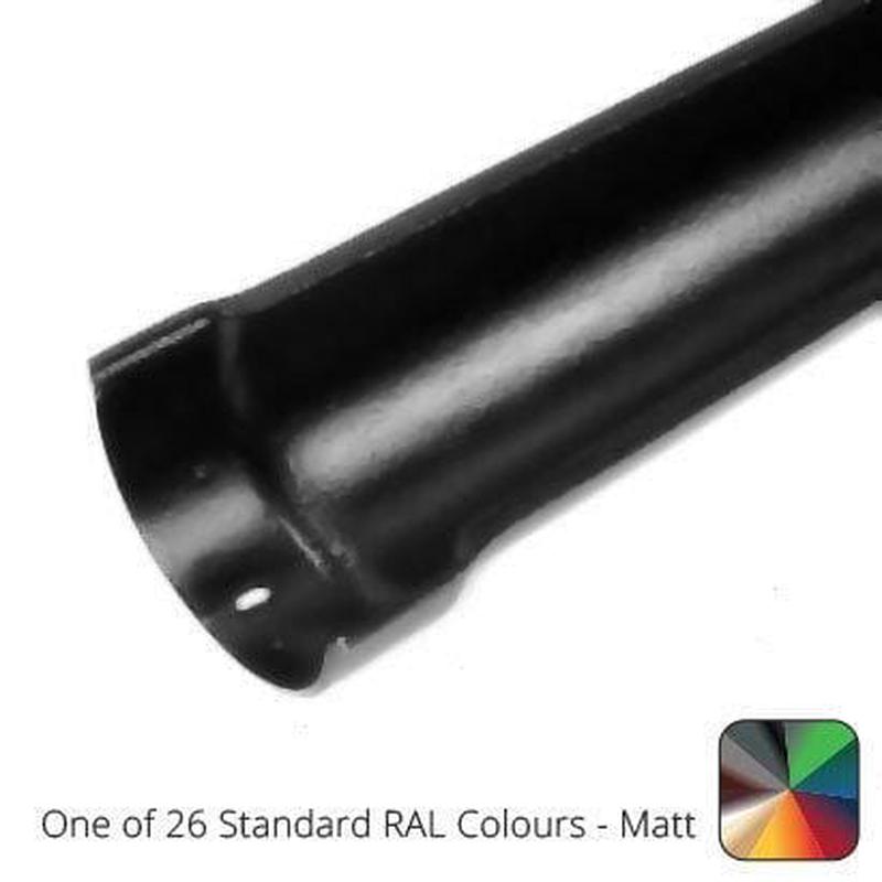 ARP 115x75mm (4.5"x3") Beaded Deep Run Cast Aluminium Gutter Length - 1.83m - One of 26 Standard Matt RAL colours TBC