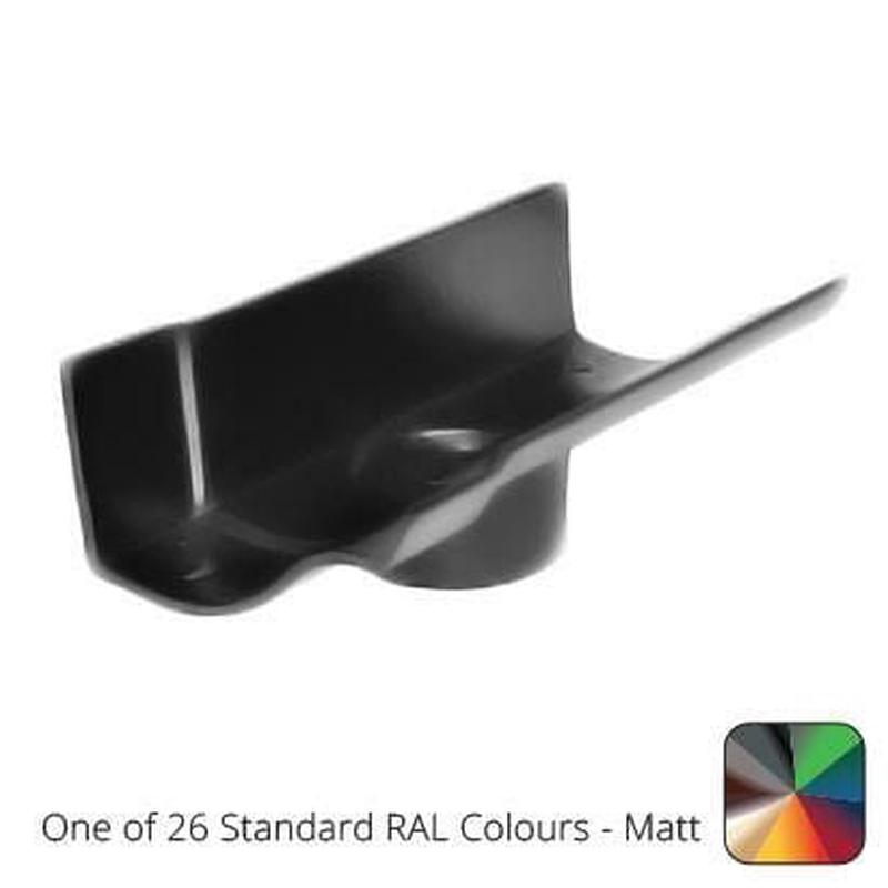 Alumasc 125mm (5") Victorian Ogee Cast Aluminium 76mm Gutter Outlet - One of 26 Standard Matt RAL colours TBC