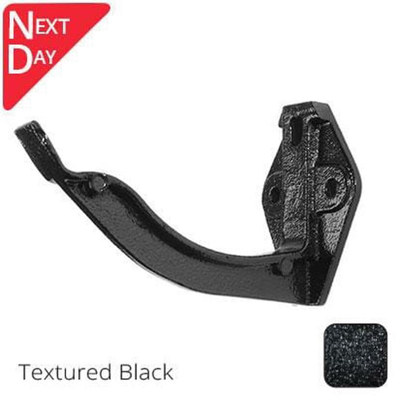 Alumasc 125mm (5") Victorian Ogee Cast Aluminium Gutter Fascia Bracket - Textured Black