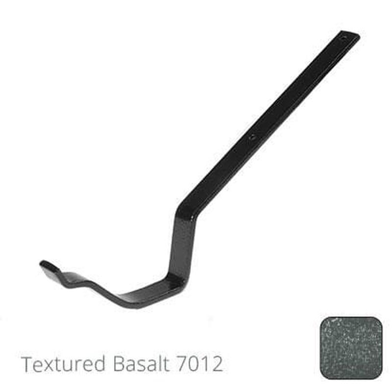 Alumasc 125mm (5") Victorian Ogee Cast Aluminium Gutter Top Fix Rafter Bracket - Textured Basalt Grey RAL 7012