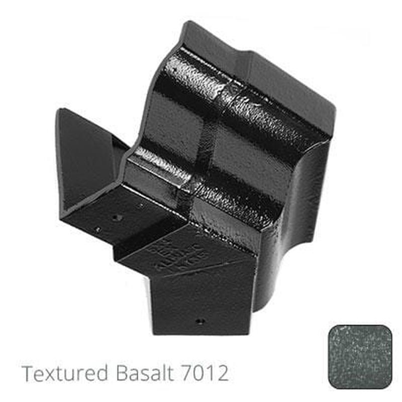 Alumasc 125x100 (5"x 4") Moulded Ogee Cast Aluminium 135 Degree External Angle - Textured Basalt Grey RAL 7012