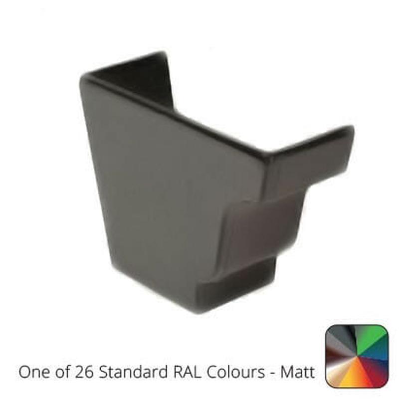 Alumasc 125x100 (5"x 4") Moulded Ogee Cast Aluminium Left Hand External Stop End - One of 26 Standard Matt RAL colours TBC